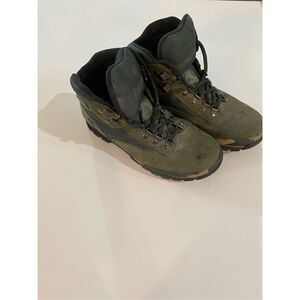 Timberland Euro Hiker Men's Sz 8.5 Camo‎ Green Suede Hiking Boots